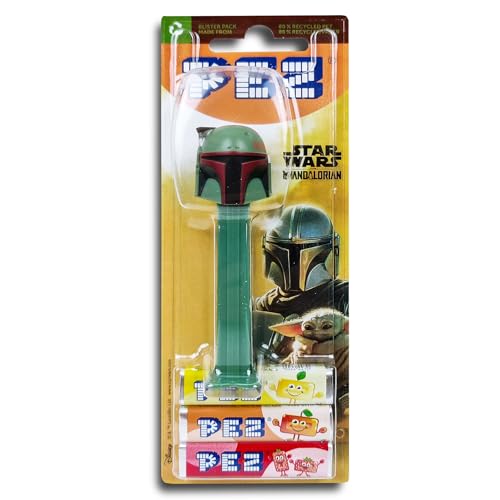 PEZ Spender STAR WARS Boba Fett (Mandalorian) inkl. 2 x Pez Bonbons 2 x 8,5 g von Topdeal