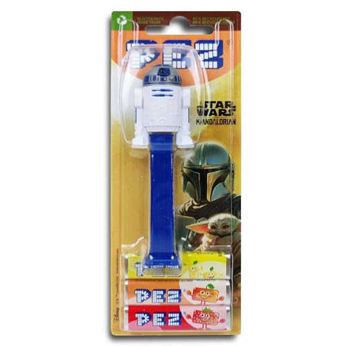 PEZ Spender STAR WARS Mandalorian R2D2 inkl. 2 x Pez Bonbons 2 x 8,5 g von Topdeal