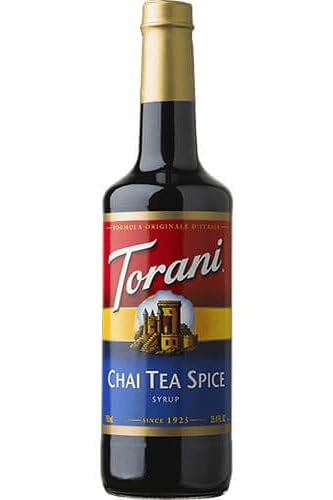 Torani - Chai Tee Gewürz (750 ml), Getränke- & Kaffee-Sirup, ausschließlich mit Rohrzucker und natürlichen Aromen von Torani