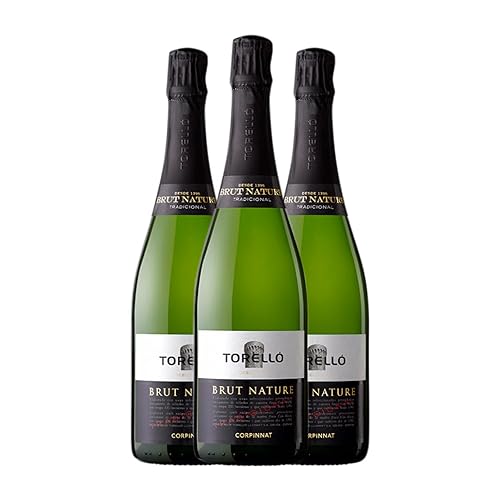 Torelló Tradicional Brut Natur 75 cl (Schachtel mit 3 Flaschen von 75 cl) von Torelló Viticultors