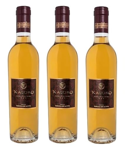 3x 0,375l - 2023er - Tormaresca - Bocca di Lupo - Kaloro - Moscato di Trani D.O.P. - Apulien - Italien - Weißwein süß von Tormaresca