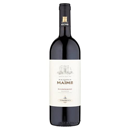 Tormaresca Masseria Maime Negroamaro Salento 2019 (1 x 0,75L Flasche) von Tormaresca