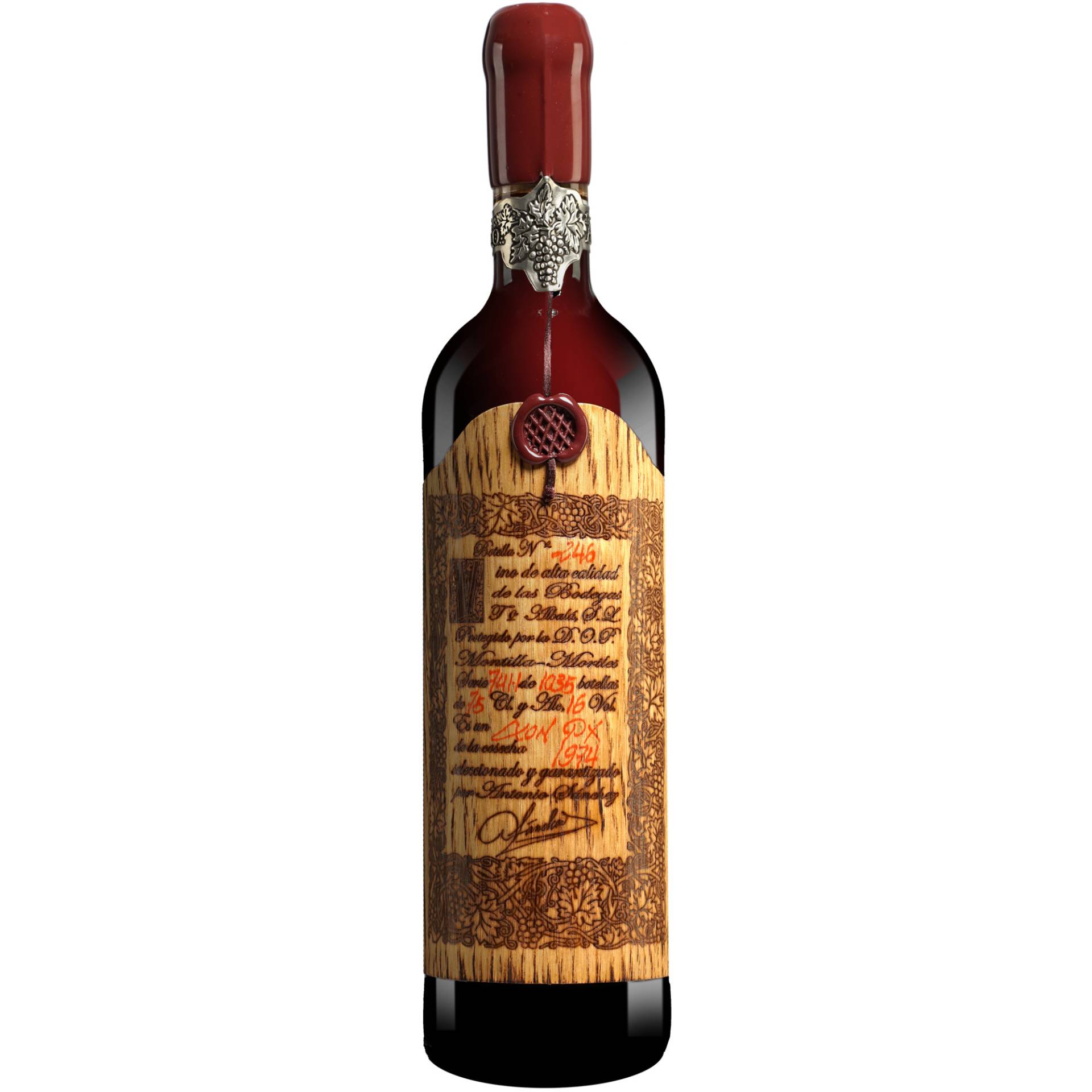 Toro Albalá Don PX Convento Selección 1974  0.75L 16% Vol. Sehr Süß aus Spanien von Toro Albalá