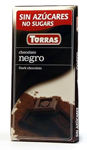 CHOCO BLACK S/G S/A C/MALT 75 GR von Torras