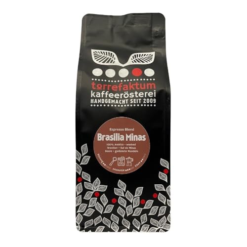 Torrefaktum Kafferösterei | Espresso Brasilia Minas | 250g | Röstkaffee als ganze Bohne | Mittlere Röstgrad von Torrefaktum