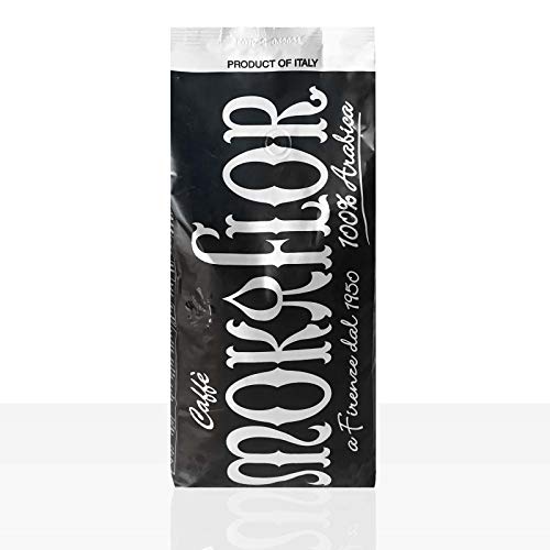 Mokaflor Miscela Espresso NERA 5 x 1kg Kaffeebohnen, 100% Arabica von Torrefazione