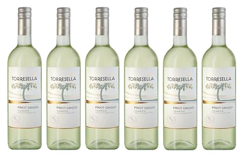 6x 0,75l - 2022er - Torresella - Pinot Grigio - Veneto I.G.P. - Italien - Weißwein trocken von Torresella