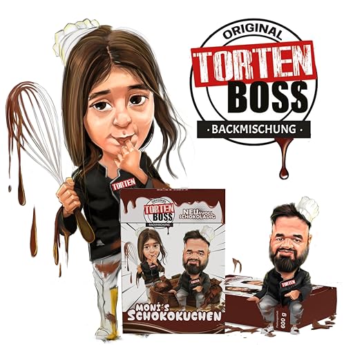 Torten Boss Schokolade Backmischung, Kuchen 800g von Torten Boss.de