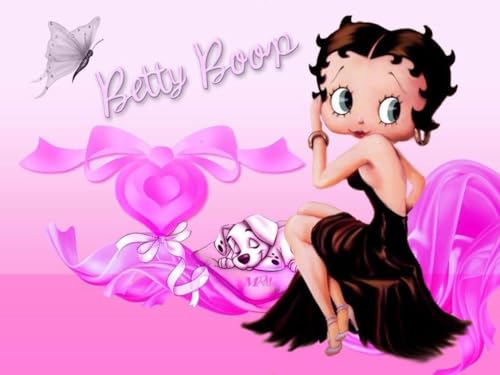 Betty Boop Tortenaufleger, Rechteckig A4 - Geburtstag Tortenbild Zuckerbild Tortenplatte Oblate Kuchenzuckerplatte von Torten Deko Shop