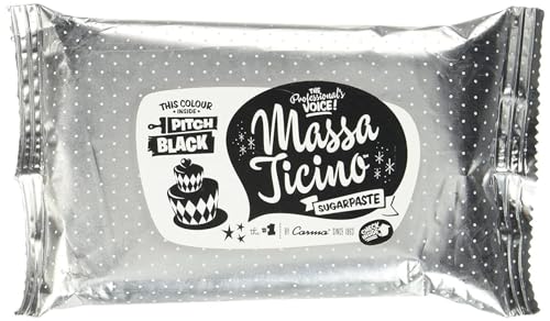 Massa Ticino Tropic schwarz, 250g von Torten Deko Shop