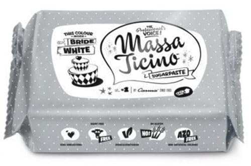 Massa Ticino Tropic weiß, 1kg von Torten Deko Shop