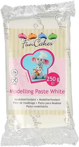 Tortendeko Fondant Blütenpaste Weiß 250GR von Torten Deko Shop