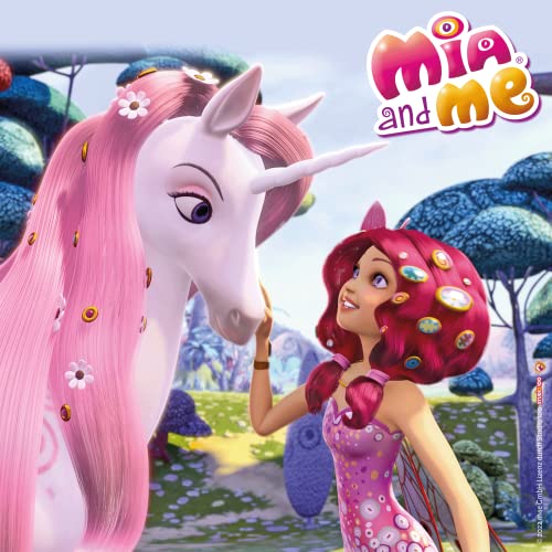 Tortenbild Mia and Me "Mia und Lyria" 16 - 38 cm Quadratisch (18 x 18 cm) von Tortenbild