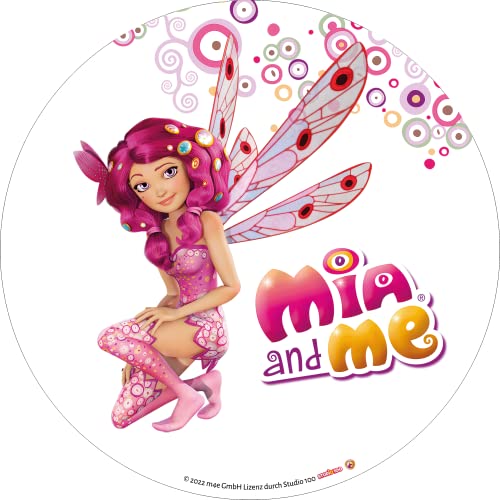 Tortenbild Mia and Me "Mia weiß" 16 - 38 cm Rund (36 cm) von Tortenbild