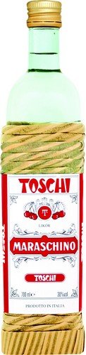 Toschi Maraschino Kirschlikör 0,7l Bastflasche von Toschi