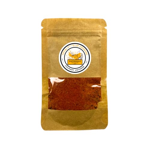 "Kaffeesalz" Nachfüllbeutel 100 g | Feine Balance aus Salz & Kaffee | Ideal für Steak, Grillen, Fleisch & Gemüse | Nachhaltig, aromadicht & 100% Natur von Total Fucked Up Cooking