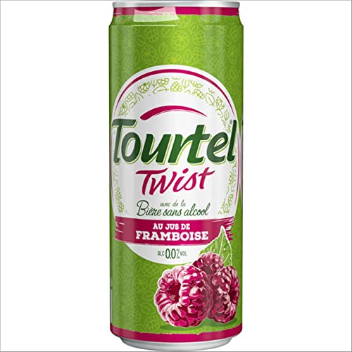 Tourtel Twist Bier, ohne Alkohol, 0°, Himbeere, 33 cl von Tourtel