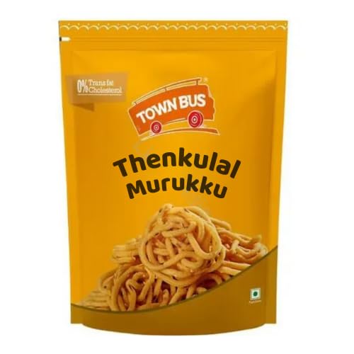 Town Bus – Snacks und Herzhaftes (170g) (Thenkulal Murukku) von TownBus