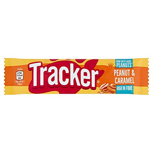 Tracker Erdnuss- und Karamell-Riegel, 37 g, 24 Stück von Tracker