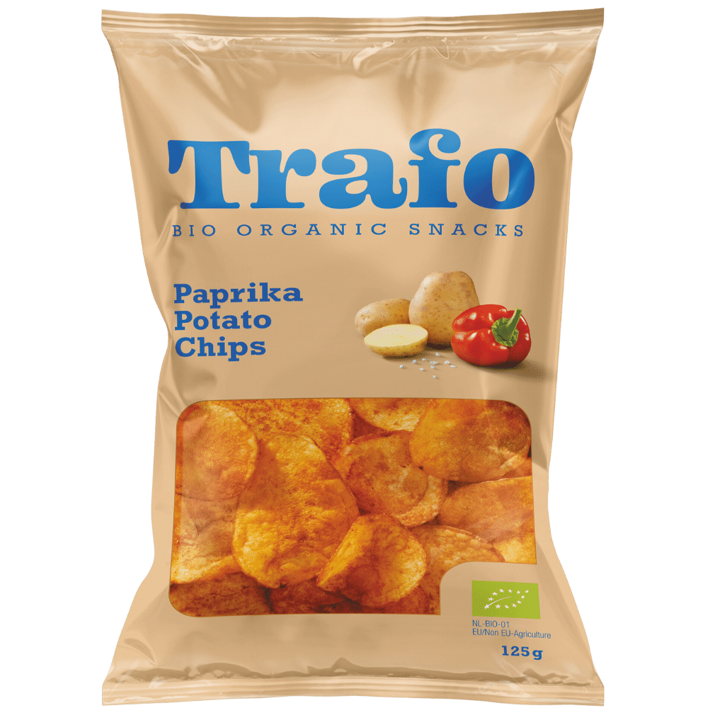 Bio Kartoffelchips Paprika von Trafo
