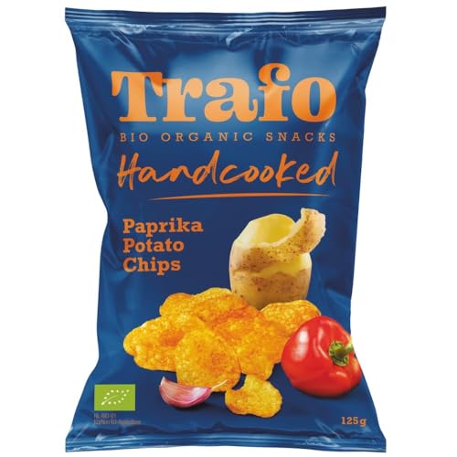 Trafo - Handcooked Kartoffelchips Paprika - 125 g - 10er Pack von Trafo