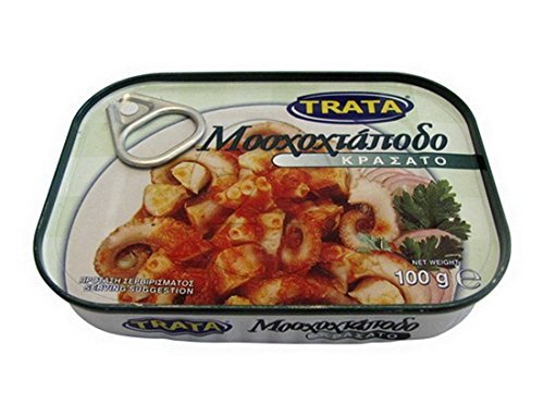 Greek Trata Moschusoktopus aus der Ägäis in Wein, 100 g von Trata