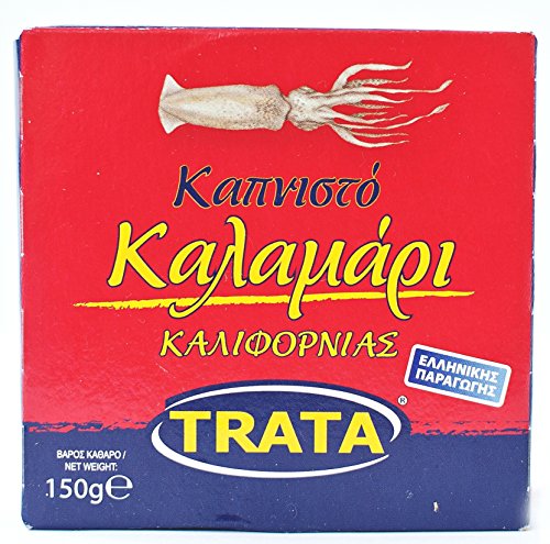 Kalamares (Tintenfisch) geräuchert in Pflanzenöl von Trata