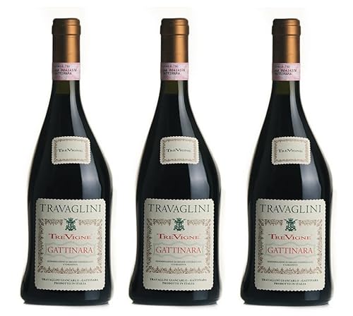 3x 0,75l - 2019er - Travaglini - Gattinara - Tre Vigne - Gattinara D.O.C.G. - Piemonte - Italien - Rotwein trocken von Travaglini