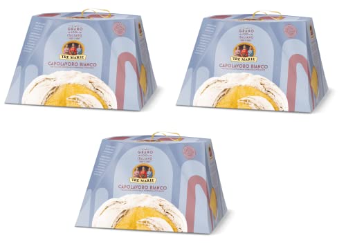 3x Tre Marie Capolavoro Bianco Weicher Weihnachtskuchen mit Puderzucker 750g von Tre Marie