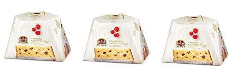 3x Tre Marie Pandoro Magnifico Rouge mit kirschen und Sahne,Milchcreme 850g von Tre Marie