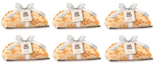 6x Tre Marie Colomba Tradizionale Incartata Typisches Dessert der Ostertradition Osterkuchen mit kandierten Schalen sizilianischer Orangen 1Kg in Papier Verpackt von Tre Marie