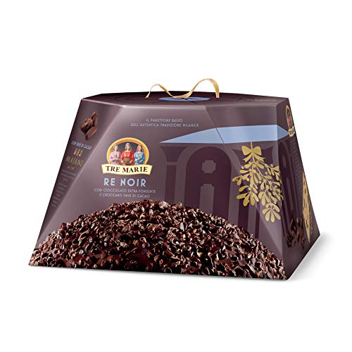 PANETTONE TRE MARIE RE NOIR EXTRA DARK CHOCOLATE GR900 - CHRISTMAS von Tre Marie