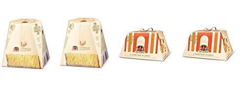 Testpaket Tre Marie Il Pandoro Magnifico-Panettone Milanese Classico (4 x 1kg) von Tre Marie