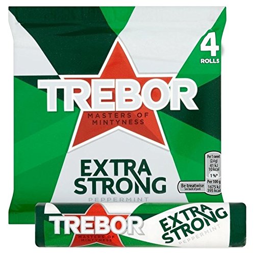 Trebor Extra Starke Pfefferminz Münzstätten 4 X 41G von Trebor