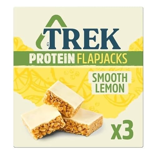 TREK Smooth Lemon Protein Flapjacks 3x50g von Trek