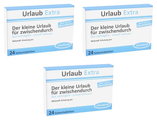 Scherztabletten Schokolinsen, 3er Set, Urlaub Extra von Trendimport