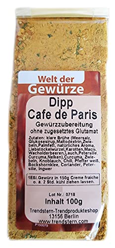 Gewürz Gewürzmischung Dipp Cafe de Paris 1er Pack (100 Gramm) von Trendstern