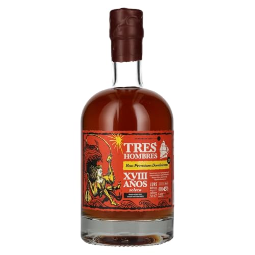 Tres Hombres Republica Dominicana 18 Años Solera Edition 67 2023 43% Vol. 0,5l von Tres Hombres