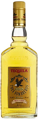 Tres Sombreros Gold Tequila, 1er Pack (1 x 700 ml) von Tres Sombreros