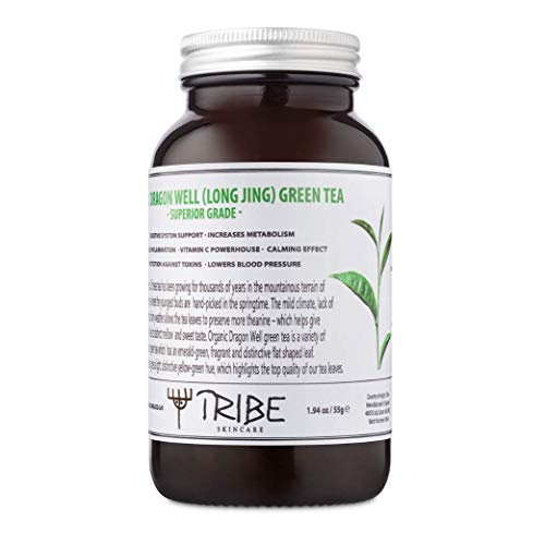 Tribe Skincare Organic Dragon Well (Long Jing) Grüner Tee (hervorragende Qualität) von Tribe Skincare