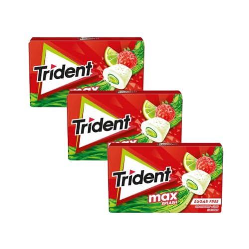 Trident Kaugummi Erdbeer-Limettengeschmack 16 x (22g) + GRATIS Araxxon Olivenöl aus Sparta (20ml) von Trident