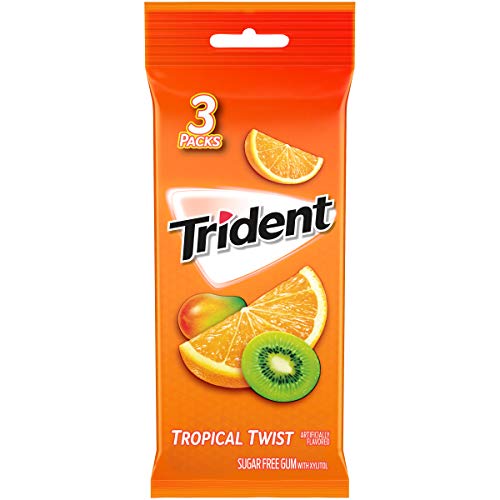 Trident Tropical Twist Sugar Free Gum - 3ct/14pc von Trident