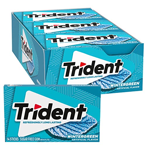 Trident Wintergreen Gum 99 g (12 Stück) von Trident