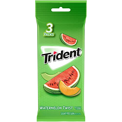 Trident Zuckerfrei Gum Watermelon Twist, 42 ct von Trident