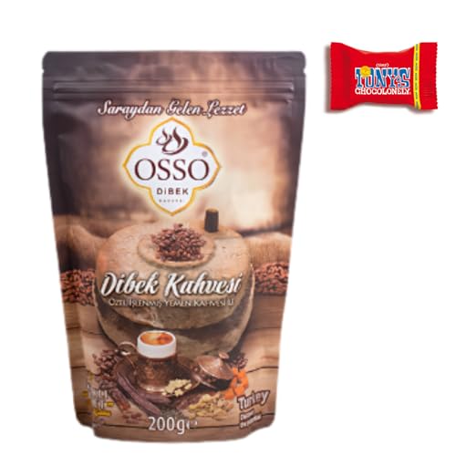 Trinovi Osso Türkischer Dibek -Mokka Kaffee, Traditioneller Osmanischer Mokka, Frisch Gemahlen, Intensiver Geschmack, Perfekt für Türkischen Kaffeegenuss von Trinovi.com