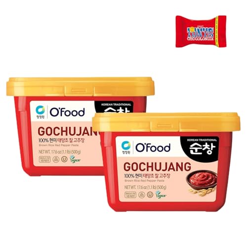 Chung Jung One O'FOOD - Gochujang Scharfe Rote Pfefferpaste, (2 X 500 GR)- Trinovi von Trinovi