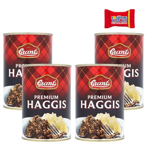 Grant's Premium Haggis – 4er-Pack x 392 g, Traditionelles Schottisches Gericht von Trinovi