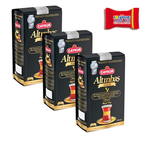 Trinovi Caykur Altinbas Schwarzer Tee, 3X500g, Türkischer Tee, Tee Spezial, Beste Qualität aus der Schwarzmeer-Region von Trinovi