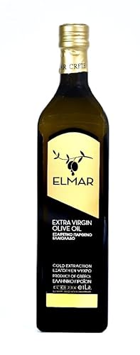 Trinovi Elmar Extra Vergine Olivenöl Kreta - Erste Qualität - 1 Liter- Direkt aus Oliven gewonnen, Die mit Einem Speziellen Verfahren Behandelt Wurden - Kaltgepresst - Elaion aus Griechenland von Trinovi