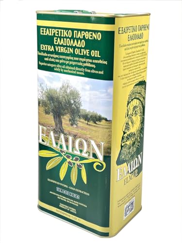 Trinovi Elmar Extra Vergine Olivenöl Kreta - Erste Qualität - 5 Liter- Direkt aus Oliven gewonnen, Die mit Einem Speziellen Verfahren Behandelt Wurden - Kaltgepresst - Elaion aus Griechenland von Trinovi